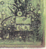 Gross Arnold (1929-2015): Beszélgetések a barátságról. Ofszet nyomat, papír, jelzett a nyomaton. Az 1973-ban megjelent Corvina mappából. 24x37 cm.