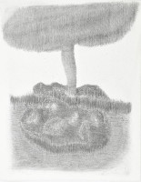 Kósza Sípos László (1943-1989): Kert. Litográfia, papír, jelzett, sorszámozott 11/20 46x36 cm
