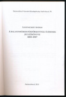 Lichtneckert András: A balatonfüredi fürdőbizottság üléseinek jegyzőkönyvei 1855-1917. Balatonfüred Városért Közalapítvány kiadványai 58. Balatonfüred, 2010, Balatonfüred Városért Közalapítvány. Kiadói papírkötés.