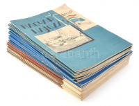 1963-1966 Magyar Hajózás I-IV. teljes évfolyama (I. évf. 1-2. sz. Teljes évfolyam, 1963. XI. 1., XII. 1.; 1964 II. évf 1-12. sz. 1964. I-XII. Teljes évfolyam.; 1965. III. évf. 1-12. sz., 1965 I-XII. Teljes évfolyam.; 1966 IV. évf. 1-12.