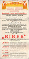 1927 Bíber művek kátrányipari RT színes kihajtható reklám levelezőlap