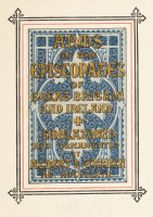 Albert H. Warren: Arms of the episcopates of Great Britain and Ireland emblazoned and ornamented by - -. Introductory notice of the Episcopates of Great Britain and Ireland. With heraldic notes by the Rev. J. Woodward. London, 1868, Albert H.