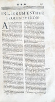 Calmet, AugustinProlegomena, et Dissertationes in omnes, et singulos S. Scriptae libros. Authore Augustino Calmet. Opus Gallicé primum ad Authore, nunc vero Latinis Literis traditum, & in duos Tomos distributum a Joanne Dominico Mansi,