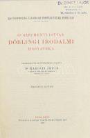 Gróf Széchenyi István döblingi irodalmi hagyatéka. Szerk. és bev. ellátta Dr. Károlyi Árpád. I-II. kötet. Magyarország Újabbkori Történetének Forrásai. Gróf Széchényi István összes munkái VII-VIII. Bp., 1921-1922., Magyar