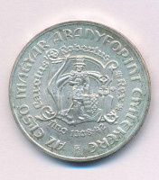 1978. 200Ft Ag 'Első magyar aranyforint' kapszulában T:BU patina Adamo EM56