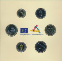 2011. 5Ft-200Ft (6xklf) forgalmi sor szettben, 'Magyarország pénzérméi - Az Európai Unió Tanácsának magyar elnöksége' sorozat T:BU