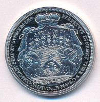 DN 'Magyarok Kincstára - Batthyány féltallér, 1788' ezüstözött rézötvözet utánveret, kapszulában, tanúsítvánnyal (38mm) T:PP