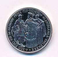 DN 'Magyarok Kincstára - Pázmány Péter 2 pengő, 1935' ezüstözött rézötvözet utánveret, kapszulában (26mm) T:PP