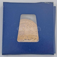 DN 'A legértékesebb magyar érmék - II. Mátyás tízszeres aranydukátjának replikája' aranyozott Cu emlékérem, 'COPY' jelzéssel, tanúsítvánnyal (40mm) T:PP