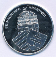 DN 'Nemzetünk nagyjai - Széchenyi István' Ag emlékérem kapszulában, tanúsítvánnyal (10,37g/0.999/35mm) T:PP