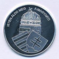 DN 'Nemzetünk nagyjai - Szent László király' Ag emlékérem tanúsítvánnyal (10,37g/0.999/35mm) T:PP