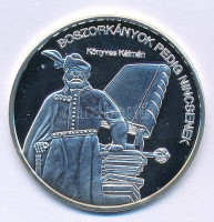 DN 'Nemzetünk nagyjai - Könyves Kálmán' Ag emlékérem tanúsítvánnyal (10,37g/0.999/35mm) T:PP