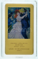 DN 'A világ leghíresebb festményei / Pierre-Auguste Renoir 1841-1919. - Tánc Bougivalban 1893.' aranyozott, multicolor Cu emlékérem kapszulában (35x60mm) T:PP folt