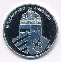 DN 'Nemzetünk nagyjai - Kazinczy Ferenc' jelzett Ag emlékérem kapszulában, tanúsítvánnyal (15g/0.333/35mm) T:PP