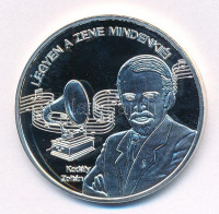 DN 'Nemzetünk nagyjai - Kodály Zoltán' jelzett Ag emlékérem kapszulában (15g/0.333/35mm) T:PP