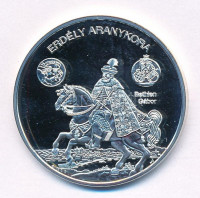 DN 'Nemzetünk nagyjai - Deák Ferenc' jelzett Ag emlékérem kapszulában, tanúsítvánnyal (15g/0.333/35mm) T:PP