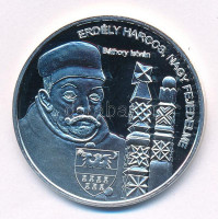 DN 'Nemzetünk nagyjai - Báthory István' jelzett Ag emlékérem kapszulában, tanúsítvánnyal (15g/0.333/35mm) T:PP