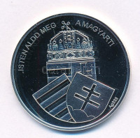 DN 'Nemzetünk nagyjai - Eötvös József' jelzett Ag emlékérem kapszulában, tanúsítvánnyal (15g/0.333/35mm) T:PP