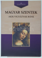 ifj. Szlávics László (1959-) DN 'Szűz Mária' Ag emlékérem tanúsítvánnyal (10g/0,999/30mm), 'Magyar Szentek - Akik vigyáznak ránk' gyűjtői mappában T:PP