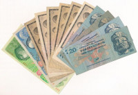 Csehszlovákia 1960-1989. 10K-100K (12db/4xklf) T:F,VGCzechoslovakia 1960-1989. 10 Korun - 100 Korun (12pcs/4xdiff) T:F,VG