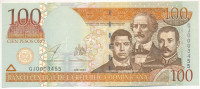 Dominikai Köztársaság 2003. 100P T:UNCDominican Republic 2003. 100 Pesos Oro C:UNCKrause P#171c