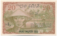 Francia-Indokína DN (1939) 20c '173719 BA' T:UNC,AUFrench Indochina ND (1939) 20 Cents '173719 BA' C:UNC,AUKrause 86.