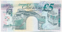 Gibraltár 2000. 5P 'Millennium' emlékkiadás T:UNCGibraltar 2000. 5 Pounds 'Millennium' commemorative issue C:UNCKrause P#29