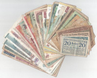 28db-os külföldi bankjegytétel T:F,VG28pcs foreign banknote lot C:F,VG