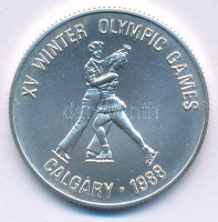 Afganisztán 1986. 500A Ag 'XV. Téli Olimpia Calgary 1988' T:BUAfghanistan 1986. 500 Afghanis Ag '15th Winter Olympics Calgary 1988' C:BUKrause KM#1004