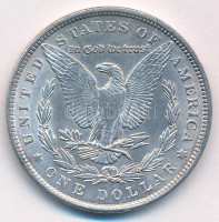 Amerikai Egyesült Államok 1900. 1$ Ag 'Morgan' T:AU,XF kis karcUSA 1900. 1 Dollar 'Morgan' Dollar Ag C:AU,XF kis karcKrause KM#110