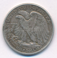 Amerikai Egyesült Államok 1936. 1/2$ Ag 'Walking Liberty' T:VFUSA 1936. 1/2 Dollar Ag 'Walking Liberty' C:VFKrause KM#142