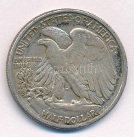 Amerikai Egyesült Államok 1937. 1/2$ Ag 'Walking Liberty' T:VF patinaUnited States of America 1937. 1/2 Dollar Ag 'Walking Liberty' C:VF patinaKrause KM#142
