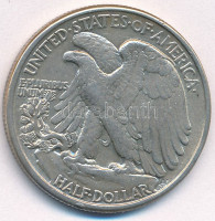 Amerikai Egyesült Államok 1943. 1/2$ Ag 'Walking Liberty' T:XF,VF patina USA 1943. 1/2 Dollar Ag 'Walking Liberty' C:XF,VF patina Krause KM#142