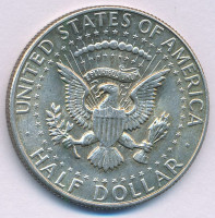 Amerikai Egyesült Államok 1968D 1/2$ Ag 'Kennedy' T:AU patinaUSA 1968D 1/2 Dollar Ag 'Kennedy' C:AU patinaKrause KM#202a