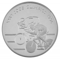 Andorra 1994. 10D Ag 'XXVI. Nyári Olimpiai Játékok' T:PPAndorra 1994. 10 Diners Ag 'XXVI Summer Olympic Games' C:PPKrause KM#95
