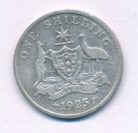 Ausztrália 1925. 1Sh Ag 'V. György' T:VFAustralia 1925. 1 Shilling Ag 'George V' C:VFKrause KM#26