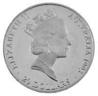 Ausztrália 1993. 20$ Ag 'Olimpia - Váltóúszás' T:PPAustralia 1993. 20 Dollars Ag 'Olympics - Team Relay' C:PPKrause KM#219
