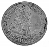 Ausztria DN (1564-1595) Tallér Ag 'Ferdinánd főherceg' Hall (28,79g) T:VF anyaghiba, karc Austria ND (1564-1595) Thaler Ag 'Archduke Ferdinand' Hall (28,79g) C:VF metal error, scratched Davenport 8097.