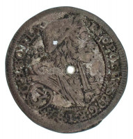 Ausztria 1699IA 3Kr Ag 'I.Lipót' Graz (1,56g) T:VF lyukAustria 1699IA 3 Kreuzer Ag 'Leopold I' Graz (1,56g) C:VF holeKrause KM#1115