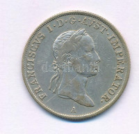 Ausztria 1831A 20kr Ag 'I. Ferenc' T:VF karc, patinaAustria 1831A 20 Kreuzer Ag 'Franz I' C:VF scratch, patinaKrause KM#2147