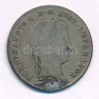 Ausztria 1836A 10Kr 'I. Ferdinánd' Ag T:F patina, fny. Austria 1836A 10 Kreuzer Ag 'Ferdinand I' C:F patina, ear mark Krause KM#2201