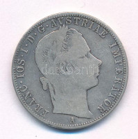 Ausztria 1858A 1Fl Ag 'Ferenc József' T:VF,F Austria 1858A 1 Florin Ag 'Franz Joseph' C:VF,F Krause KM#2219