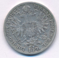 Ausztria 1878. 1Fl Ag 'Ferenc József' T:VF Austria 1878. 1 Florin Ag 'Franz Joseph' C:VF Krause KM#2222