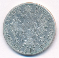 Ausztria 1878. 1Fl Ag 'Ferenc József' T:VF,F Austria 1878. 1 Florin Ag 'Franz Joseph' C:VF,F Krause KM#2222
