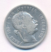 Ausztria 1879. 1Fl Ag 'Ferenc József' T:VF.F kis ph.Austria 1879. 1 Florin Ag 'Franz Joseph' C:VF,F small edge errorKrause KM#2222