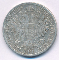 Ausztria 1886. 1Fl Ag 'Ferenc József' T:VFAustria 1886. 1 Florin Ag 'Franz Joseph' C:VFKrause KM#2222