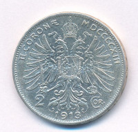Ausztria 1913. 2K Ag 'Ferenc József' T:XFAustria 1913. 2 Corona Ag 'Franz Joseph' C:XFKrause KM#2821
