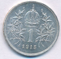 Ausztria 1915. 1K Ag 'Ferenc József' T:AU Austria 1915. 1 Corona Ag 'Franz Joseph' C:AUKrause KM#2820