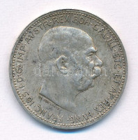 Ausztria 1916. 1K Ag 'Ferenc József' T:AU,XF patinaAustria 1916. 1 Corona Ag 'Franz Joseph' C:AU,XF patinaKrause KM#2820