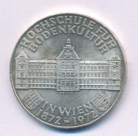 Ausztria 1972. 50Sch Ag '100 éves a Mezőgazdasági Főiskola' T:AU Austria 1972. 50 Schilling Ag '100th Anniversary - Institute of Agriculture' C:AU Krause KM#2914